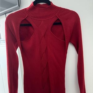 Jonathan Simkhai Mock Turtleneck Knit Sweater